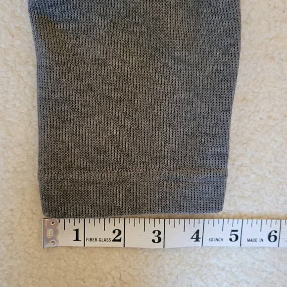 NWT Rebecca Malone Size PS Gray Long Sleeve Zip Cardigan Knit Sweater Pockets - Picture 14 of 16